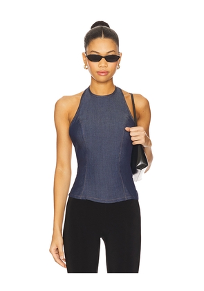 EB Denim Iris Tank in Blue. Size M. Also in L, S.