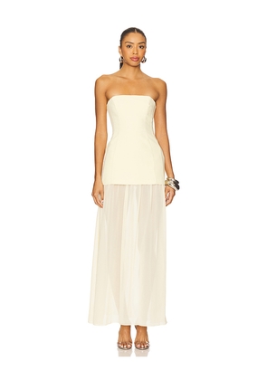 Amanda Uprichard x REVOLVE Linda Dress in Yellow. Size M. Also in L, S, XL, XS.