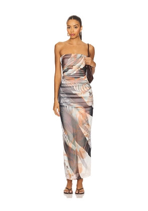 AFRM Marlo Dress in Grey,Rust. Size XS. Also in XXS.