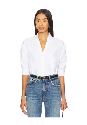 Brochu Walker Rhett Shirt in White. Size M. Also in XS, L.