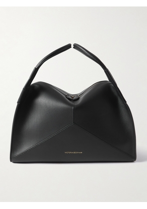 Victoria Beckham - Plié Paneled Leather Tote - Black - One size