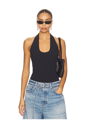EAVES Simeon Halter Top in Black. Size M. Also in XXS, L, XL.