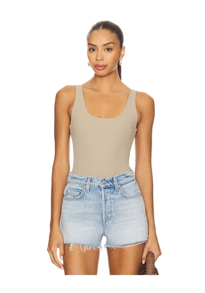 EAVES Nera Bodysuit in Brown. Size M. Also in XXS, XS, S, L, XL.