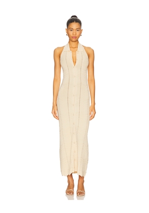 DEVON WINDSOR Val Dress in Beige. Size S. Also in XL, XS.