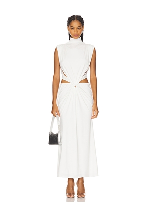 GUIZIO Shyla Dress in White. Size L. Also in S, XL, XS, XXS.