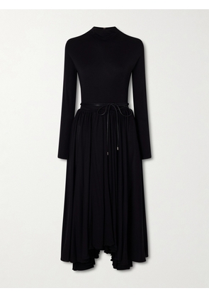 Alaïa - Jersey Midi Dress - Black - FR 34,FR 36,FR 38,FR 40,FR 42,FR 44