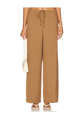 Amelie Teje Costera Pant in Tan. Size M. Also in XS, S, L.