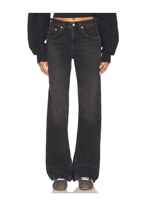AGOLDE Mid Rise Kick Boot Jeans in Black. Size 27. Also in 26, 28, 32, 33.