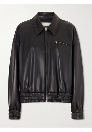 Jil Sander - Leather Bomber Jacket - Black - FR 34,FR 36,FR 38,FR 40