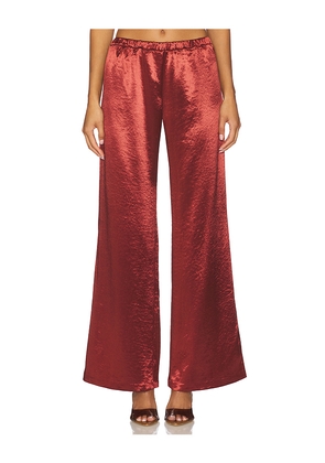 Amanda Uprichard Mariko Pants in Rust. Size M. Also in L, S, XL, XS.