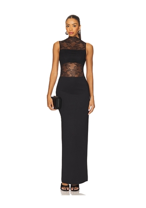 Alice + Olivia Nichol Maxi Dress With Bandeau in Black. Size 10. Also in 0, 2, 6, 8.