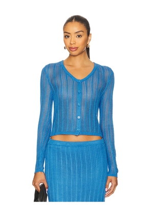 BEACH RIOT Hani Cardigan in Blue. Size S. Also in XS.