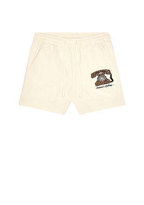 Duvin Design Calling Walk Short in Cream. Size M. Also in L.