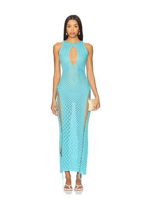 GUIZIO Casmir Dress in Blue. Size S. Also in XS.