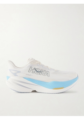 Hoka - Mach X 3 Rubber-trimmed Mesh Sneakers - White - US5,US5.5,US6,US6.5,US7,US7.5,US8,US8.5,US9,US9.5,US10,US10.5,US11