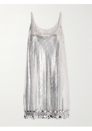 RABANNE - Chainmail Mini Dress - Silver - FR 34,FR 36,FR 38,FR 40,FR 42,FR 44