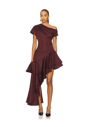 ELLIATT Livia Gown in Burgundy. Size M. Also in L, S, XS.
