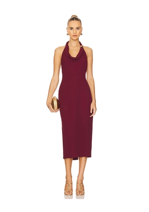 ASTR the Label Alanna Dress in Wine. Size M. Also in L, S, XL, XS.
