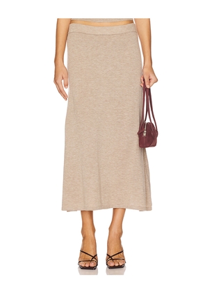 ASTR the Label Deora Sweater Skirt in Taupe. Size XL. Also in L.