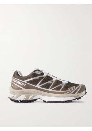 Salomon - Xt-6 Rubber-trimmed Mesh Sneakers - Brown - UK 3.5,UK 4,UK 4.5,UK 5,UK 5.5,UK 6,UK 6.5,UK 7,UK 7.5,UK 8,UK 8.5,UK 9
