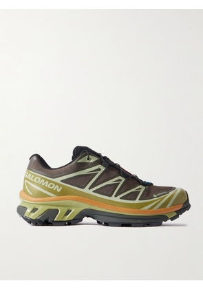 Salomon - Xt-6 Tpu-trimmed Gore-tex Mesh Sneakers - Brown - UK 3.5,UK 4,UK 4.5,UK 5,UK 5.5,UK 6,UK 6.5,UK 7,UK 7.5,UK 8,UK 8.5,UK 9