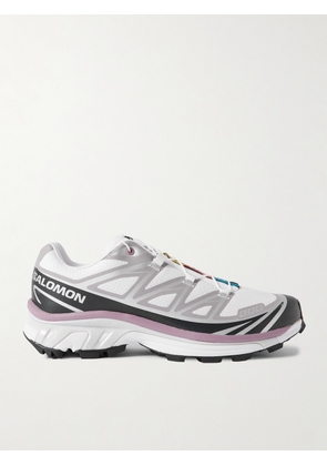 Salomon - Xt-6 Rubber-trimmed Mesh Sneakers - White - UK 3.5,UK 4,UK 4.5,UK 5,UK 5.5,UK 6,UK 6.5,UK 7,UK 7.5,UK 8,UK 8.5,UK 9