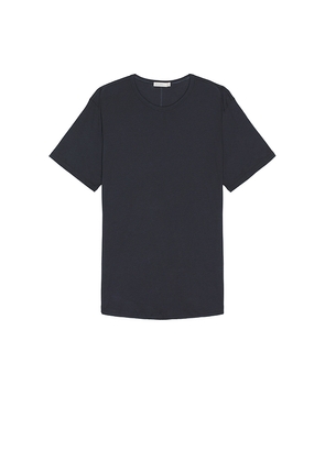 Barefoot Dreams Cotton Modal Crew Tee in Blue. Size M. Also in L.