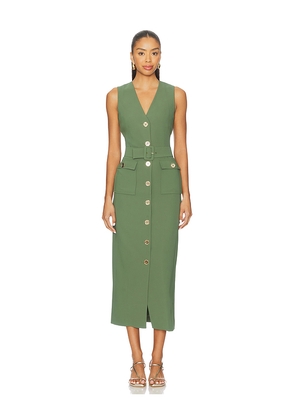 Amanda Uprichard x REVOLVE Sonata Dress in Green. Size XS. Also in L.