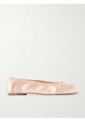Maison Margiela - Tabi Split-toe Satin Ballet Flats - Orange - IT35,IT35.5,IT36,IT36.5,IT37,IT37.5,IT38,IT38.5,IT39,IT39.5,IT40,IT40.5,IT41