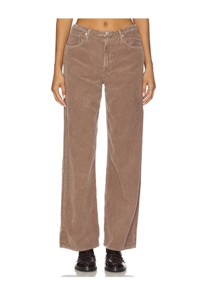 AGOLDE Keira Wide Leg Jeans in Brown. Size 26. Also in 34, 27, 28, 29, 30, 31, 32.