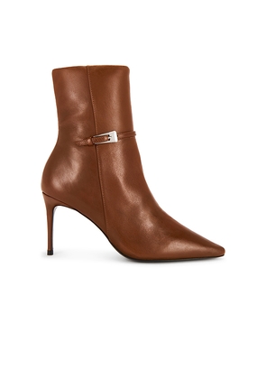 BLACK SUEDE STUDIO Elodie 80 Boot in Brown. Size 38. Also in 36, 39, 40.