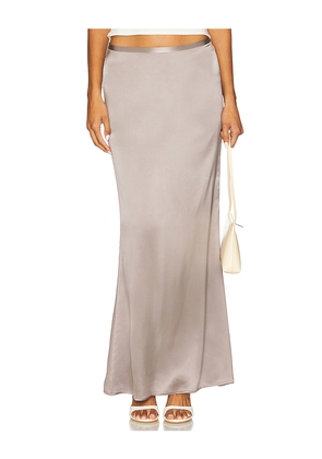 BUCI Silk Solstice Skirt in Grey. Size S. Also in M, XS.