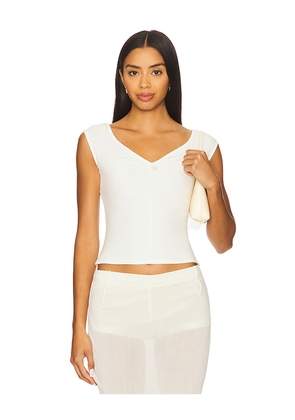 BUCI Indi Top in Ivory. Size M. Also in L, S.