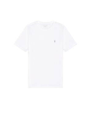 ALLSAINTS Brace Short Sleeve Crew Neck Tee 3 Pack in White,Baby Blue, Lavender. Size M. Also in S, L, XL/1X.