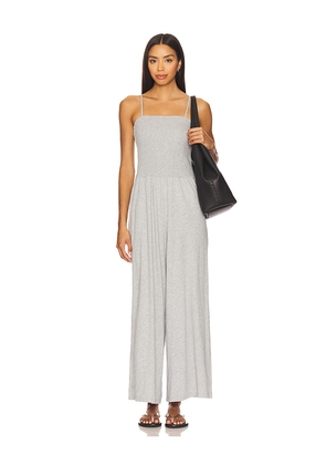 Bobi Jumpsuit in Light Grey. Size M. Also in S, L.