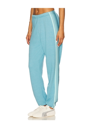 Aviator Nation 5 Stripe Sweatpant in Blue. Size S. Also in XS.