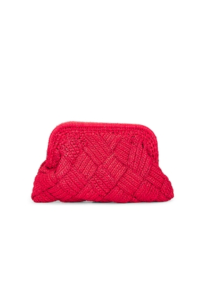 BTB Los Angeles Gigi Framed Clutch in Red.