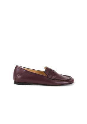 Dear Frances Drew Loafer in Burgundy. Size 37. Also in 36, 39.