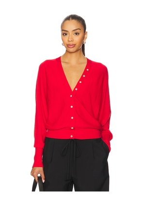 ALLSAINTS Honor Cardigan in Red. Size M. Also in S, XS.
