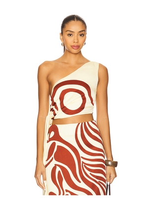 Eugenia Fernandez Aira Top in Ivory. Size M. Also in L, S.