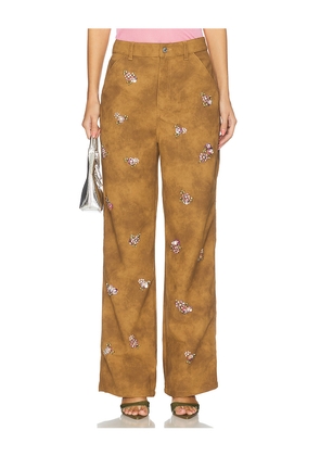 Des Phemmes Pant in Brown. Size 40/S. Also in 38/XS, 42/M.