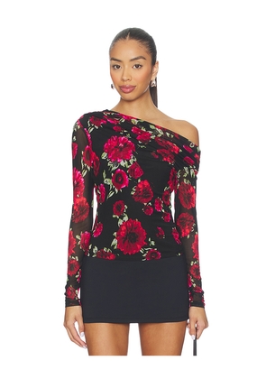 AFRM Barry Long Sleeve Top in Black. Size L. Also in S, XXS, XS, M, XL.