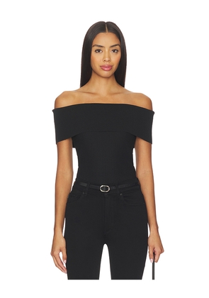 DL1961 Off Shoulder Top in Black. Size M. Also in XS, L.