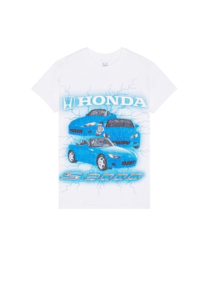 CPTN Apparel Top Down Tee in White. Size M. Also in S, L, XL/1X.