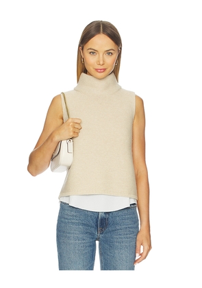 Brochu Walker Aimee Looker Pullover in Beige. Size S. Also in M.