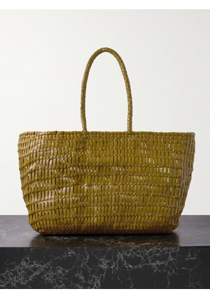 Dragon Diffusion - Terrafino Woven Leather Tote - Green - One size