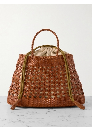 Dragon Diffusion - Santa Cano Woven Leather Tote - Brown - One size