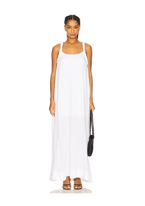Bevza Kosa Dress in White. Size M. Also in L, S, XS.