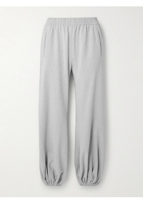 Norma Kamali - Stretch-cotton Jersey Tapered Sweatpants - Gray - xx small,x small,small,medium,large,x large