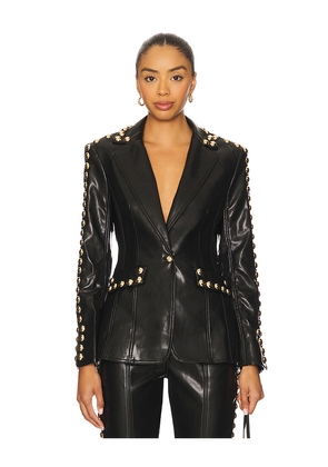 Cinq a Sept Studded Milly Jacket in Black. Size 0. Also in 2.